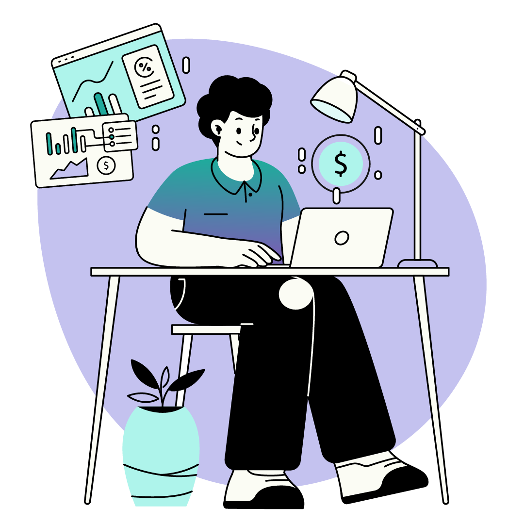 Financial planning illustration