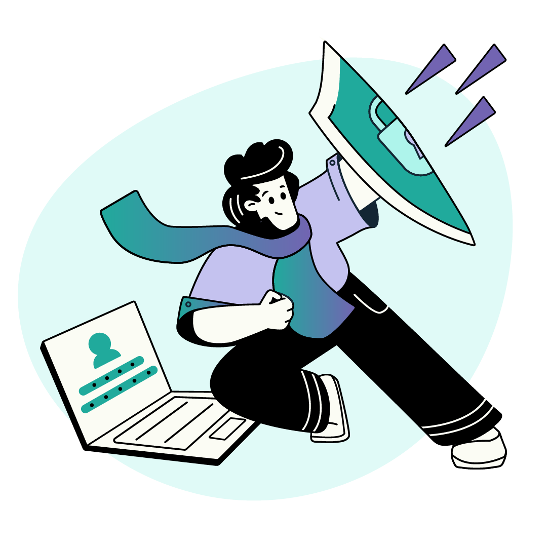 Cybersecurity illustration